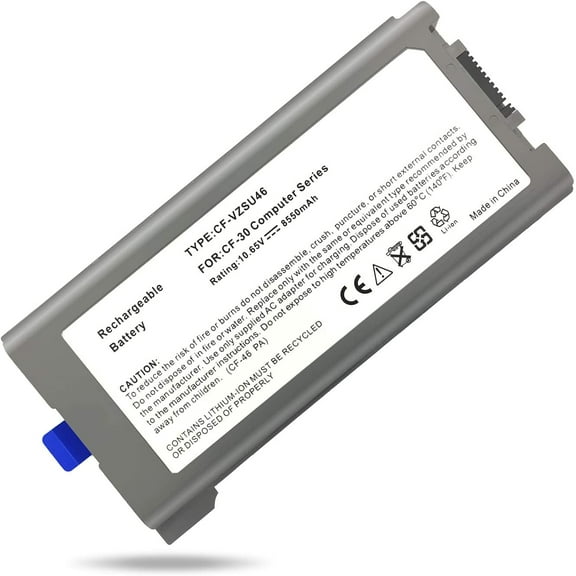 NATNO 8550mAh Laptop Battery Replacement for Panasonic Toughbook CF-30 CF-31, CF-53 MK1 MK2 MK3 MK4 Series, CF-VZSU46 CF-VZSU46S CF-VZSU46U CF-VZSU46R CF-VZSU46AU CF-VZSU71U CF-VZSU72U CF-VZSU1430U