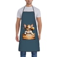 thumbnail image 5 of Funny Easter Apron for Women Men - Cute Bunny & Eggs Kitchen Apron with Pockets - Waterproof Cooking Bib for BBQ Baking Gardening Cafe, Easter Decor 2026, Easter Bunny Accessories, Hostess Gift Ideas, 5 of 9
