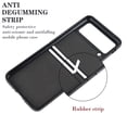 thumbnail image 3 of Dteck Slim Case for Samsung Galaxy Z Flip 3 with Wrist Strap Bracelet Silk Scarf for Women Girls, Anti-Fall Shockproof Protective Cover for Galaxy Z Flip3 5G,Black, 3 of 6