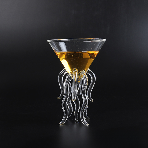Vaso de cóctel creativo, vaso de medusa, vaso de pulpo, vaso de jugo, vaso de uso versátil
