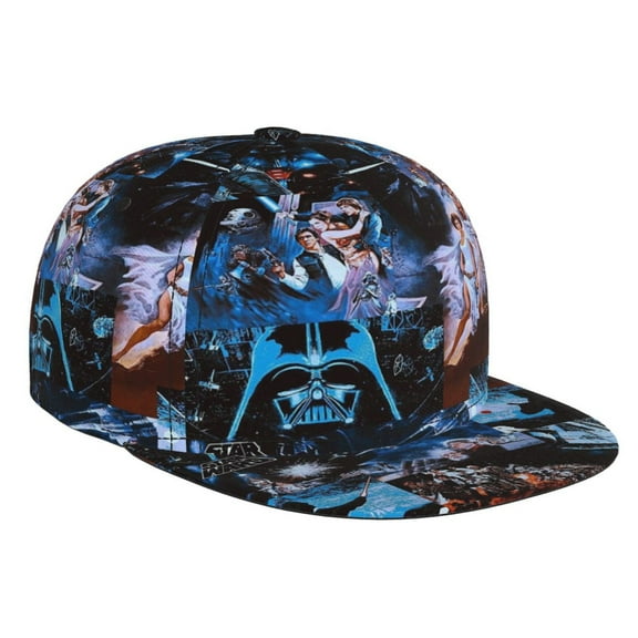 Star War-S Flat Brim Bill Baseball Cap Adjustable Hat Hip Hop Caps for Dad Men Women