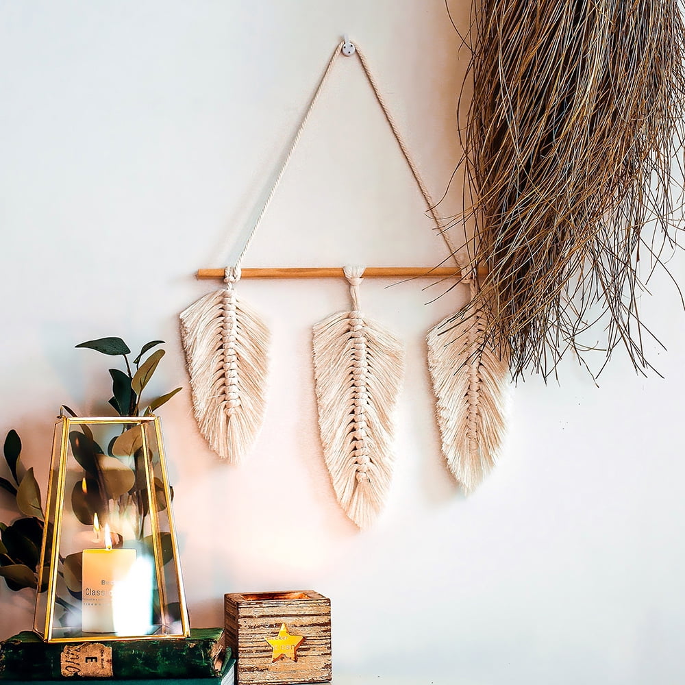 Bohemian Wall Tapestry Art Macrame Woven Hanging Backdrop ...