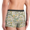 thumbnail image 3 of Uemuo Daisy Pattern Men's Boxer Briefs,Trunk Anti-Chafing,Comfortable, Durable, and Stylish Underwear-Small, 3 of 9
