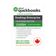 QuickBooks Desktop Enterprise 2024 CA Lifetime License | No-Subscription