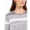 thumbnail image 2 of Style & Co Women's Textured Eyelash Sweater Black Size Small, 2 of 3