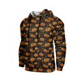 thumbnail image 5 of GrmtClth Hoodies for Men Halloween Scary Pumpkin Bat Ghost Witch Full Print Lightweight Long Sleeve Sweatshirt Khaki 2XL, 5 of 7