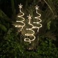 thumbnail image 4 of WMGHA Set of 3 Christmas Decoration Outdoor Spiral Tree, LED Xmas Collapsible Tree Lighted 3D Tree Lights Holiday Display Decorative for Indoor Outdoor Xmas Patio Wedding Decor, 4 of 4