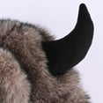 thumbnail image 6 of Sunvit-Panties Faux Faux Fur Viking Trapper Hat - Coffee, One Size Fits Most Warm Winter Headgear with Soft Horns, Women and Men Plush Cold Weather Hat for Daily/Outdoor/Cosplay,Size Free Size, 6 of 9