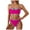 Hot Pink, variant on Cathalem Swim Suits for Women 2025 Spaghetti Strap Push Up Swimsuit Cheeky Two Piece Bathing Suit (Black,M)