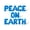 Blue, variant on Letter Balloons - PEACE ON EARTH 16" Inch Alphabet Letters Foil Mylar Balloon Christmas Party Banner (Pink)