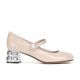 thumbnail image 3 of Zapatos de fiesta de primavera con punta redonda para mujer, estilo japonés, tacones altos gruesos, zapatos tipo Mary Jane, 3 of 4
