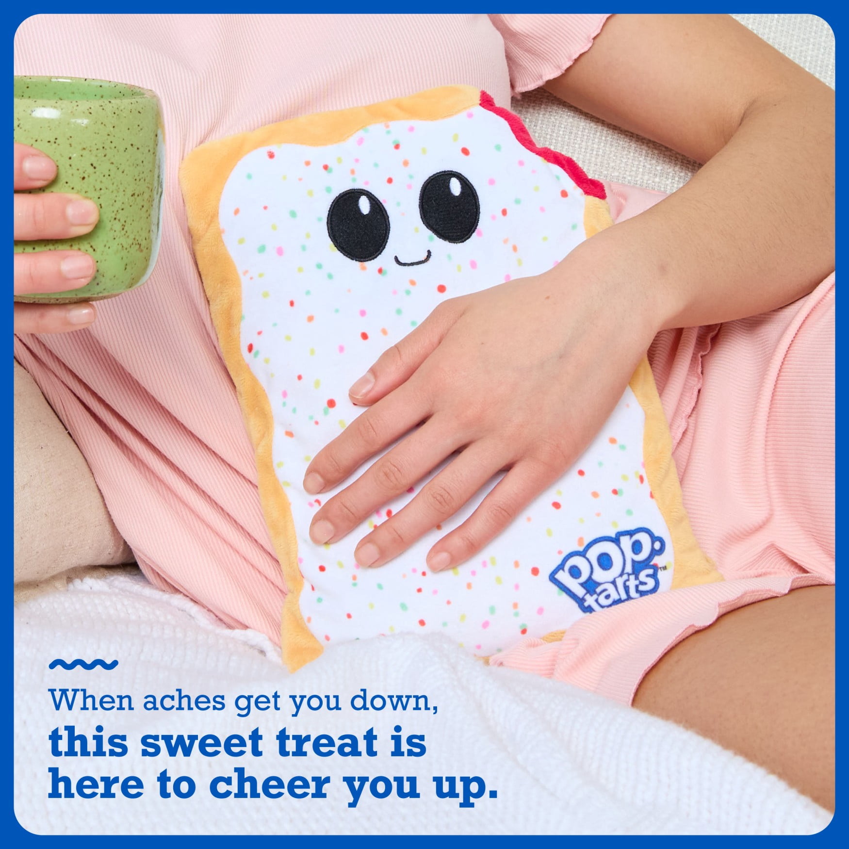 Pop-Tarts™ Happy Helpers Microwavable Heating Pad, Cozy Plush for Pain Relief, Back to School Self-Care Gifts