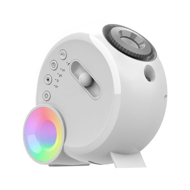 Proyector Galaxy Star con Luz RGB y Altavoz Bluetooth Lámpara de Luna LED USB 13 Diapositivas para Dormitorio Sala de Juegos Niños