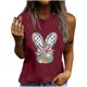 thumbnail image 1 of Moda Mujer Causal Rounk Cuello Impresión Blusa Sin Mangas Camiseta Verano Tank Tops Pompotops lopia990992, 1 of 6