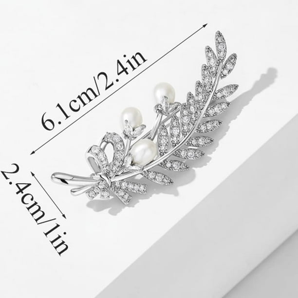 Broches de lujo para mujer, alfileres de solapa con orejas de trigo delicadas a la moda, broche creativo, accesorios de ramillete para vestido elegante, joyería de moda