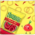 thumbnail image 5 of Funyun's Flamin" Hot Onion Flavored Rings, 1.25 ounce bags (Pack of 8) , Bundled by City Wide Gourmet, 5 of 6