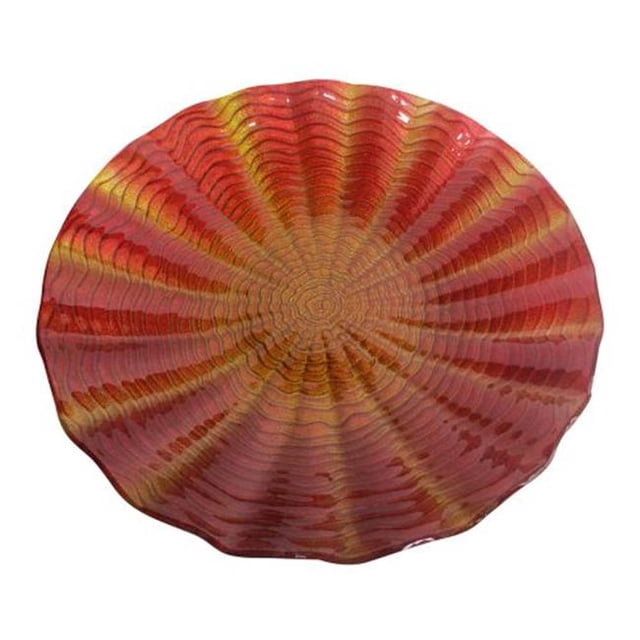 Alpine Corp KPP312T-18 Bain d'Oiseaux Rouge 18 Po.