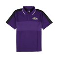 thumbnail image 1 of G-III Sports Mens Baltimore Ravens 1/4 Zip Rugby Polo Shirt rav L, 1 of 2