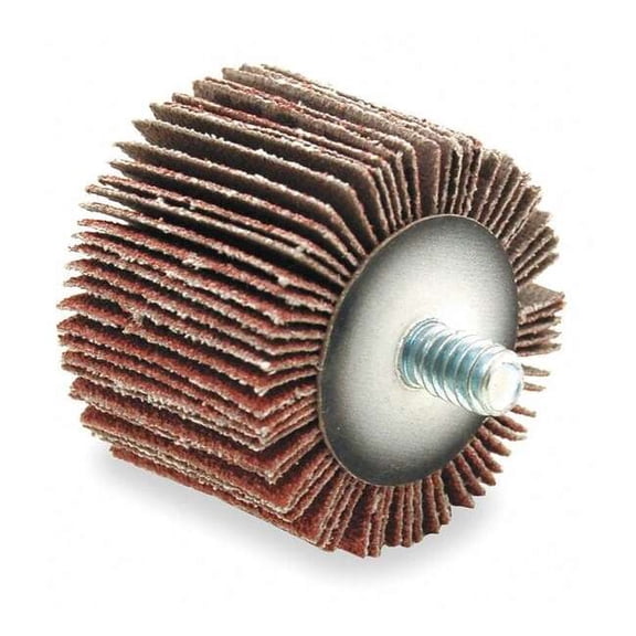 Arc Abrasives Flap Wheel,AO,2-1/2x1x1/4-20 Shank,60G 12293