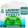 thumbnail image 1 of Láminas de detergente para ropa sostenibles, 200 cargas, 1 of 6