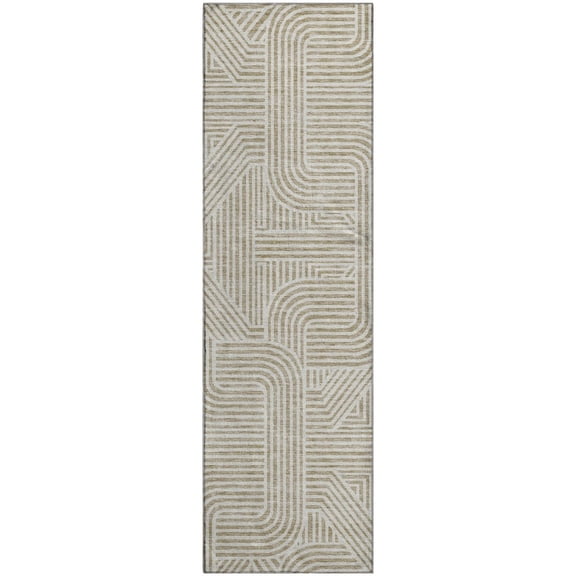 Dalyn Rugs Premium Machine Washable Mayfield AMF917 Beige 2'3" x 7'6" Runner Rug