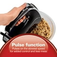 thumbnail image 4 of Hamilton Beach Electric Hand Mixer with Snap-On Case, Twisted Wire Beaters, Milkshake Rod, Dough Hook, Whisk, 6-Speed, Black, 4 of 9