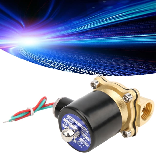 Válvula solenoide de latón ANGGREK G1/2 pulgadas Rosca hembra