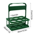 thumbnail image 3 of Portable Beverage Carrier, Foldable Plastic Beer Basket, Outdoor Drink Holder for Sports Events, Leakproof Water Bottle and Sports Drink Organizer, 3 of 8