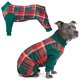 thumbnail image 1 of Pijama navideño para perros Spark Paws Recovery, 3XL, verde/rojo, 1 of 8
