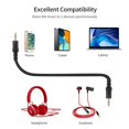 thumbnail image 5 of Dtol Cable Auxiliar De 3,5 Mm, Cable De Audio Para Coche, Resistente Macho A Macho, Adaptador De Extensión De Cable Auxiliar Para Apple Iphone Android Para Auriculares Samsung Galaxy (Cable Macho De 3, 5 of 5