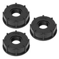 thumbnail image 4 of 3Pcs IBC Tank Connector Coarse Thread Hose Drain Adapter Plastic Fitting 60mm Inner DiameterG3/4, 4 of 8