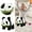 White, variant on Toys - Interactive Electronic Panda with Sounds Walking and Ear Swinging Features Educational Animated Toy for Kids and Girls