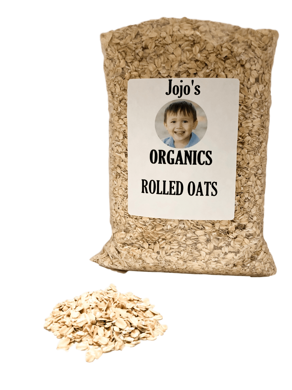 Jojo's Organics Rolled Oats 4 lbs NonGmo Bulk Organic Cereal Oatmeal