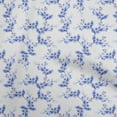 thumbnail image 1 of oneOone Cotton Flex Medium Blue Fabric Floral Sewing Craft Projects Fabric Prints By Yard 40 Inch Wide, 1 of 5