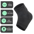 thumbnail image 3 of CSChome Ankle Wrap 1Pc High-Elastic Ankle Wrap Ankle Brace Support with Fastener Soft Breathable Adjustable Compression Ankle Sleeve, 3 of 7