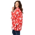 thumbnail image 6 of Roaman's Women's Plus Size Kate Tunic Big Shirt Button Down Tunic Shirt, 6 of 6