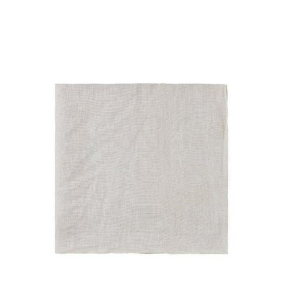 Blomus 63728.4 17 x 17 in. Lineo Linen Table Napkin, Moonbeam - Set of 4