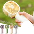 thumbnail image 3 of Portable Handheld Personal MINI Fan Rechargeable for Office Outdoor Travel μ# \] M5N4, 3 of 8