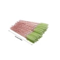 thumbnail image 2 of Vogacara Paquete de 50 cepillos para pestañas, accesorios multicolores para mujeres, varitas dulces para el Día de San Valentín, pinzas para Pinceles de maquillaje y herramientas Varilla Rosa/Verde, 2 of 6