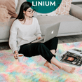 thumbnail image 4 of Alfombra Tapete Suave Linium 200x160 cm, Arcoíris, 4 of 9