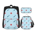 thumbnail image 1 of Balery Syringe And Red Cross Mochila Escolar 3 en 1 para Niños - Mochila Resistente con Lonchera Térmica y Estuche - Mochila Escolar para Niños y Niñas, 1 of 7
