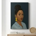 thumbnail image 6 of Figure in Yellow Earring Premium Gallery Wrapped Canvas - Ready to Hang, 6 of 9