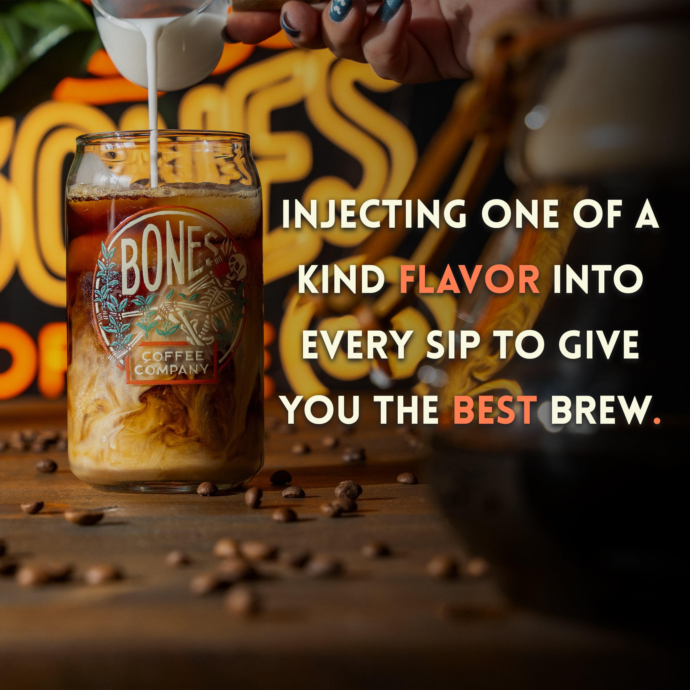 Bones Coffee Company Variety Pack Coffee Bones Cups Flavored Pods | 20 ct Single-Serve Coffee Pods Compatible with Keurig 1.0 & 2.0 Keurig Coffee Maker