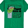 thumbnail image 3 of Sesame Street - Frowning Makes Me Happy - Toddler and Youth Short Sleeve Graphic T-Shirt, 3 of 5
