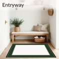 thumbnail image 3 of ODIKA 5'x7' Machine Washable Non-Slip Area Rug, Classic Framed Symmetrical Decorative Corridor Pathway High Traffic Rug, White, 577381, 3 of 7