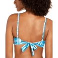 thumbnail image 2 of Sundazed BLUE TIE-DYE Tied and True Printed Becky Swim Top, US 32DD, UK 32DD, 2 of 3