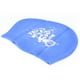 thumbnail image 3 of Gorro de natación con estampado de silicona, resistente al agua, pelo largo, especial, pelo corto, gorro de buceo para mujeres y niños, color azul, 3 of 14