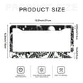 thumbnail image 6 of Black White Octopus Tentacles License Plate Frames for Women Men Car Plate Holder Cover Metal Tag Aluminum Car Accessories Front Rear Plate Decor, 6 of 6