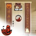 thumbnail image 4 of Toystoory Tablero de colgante Círculo Guirnalda Puerta Colgante Halloween Calabaza de Gato negro Fantasma Suministro de decoración Kits de decoración para fiestas Toystoory HA013658-00, 4 of 6