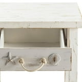 Seaside White Coastal End Table - Walmart.com